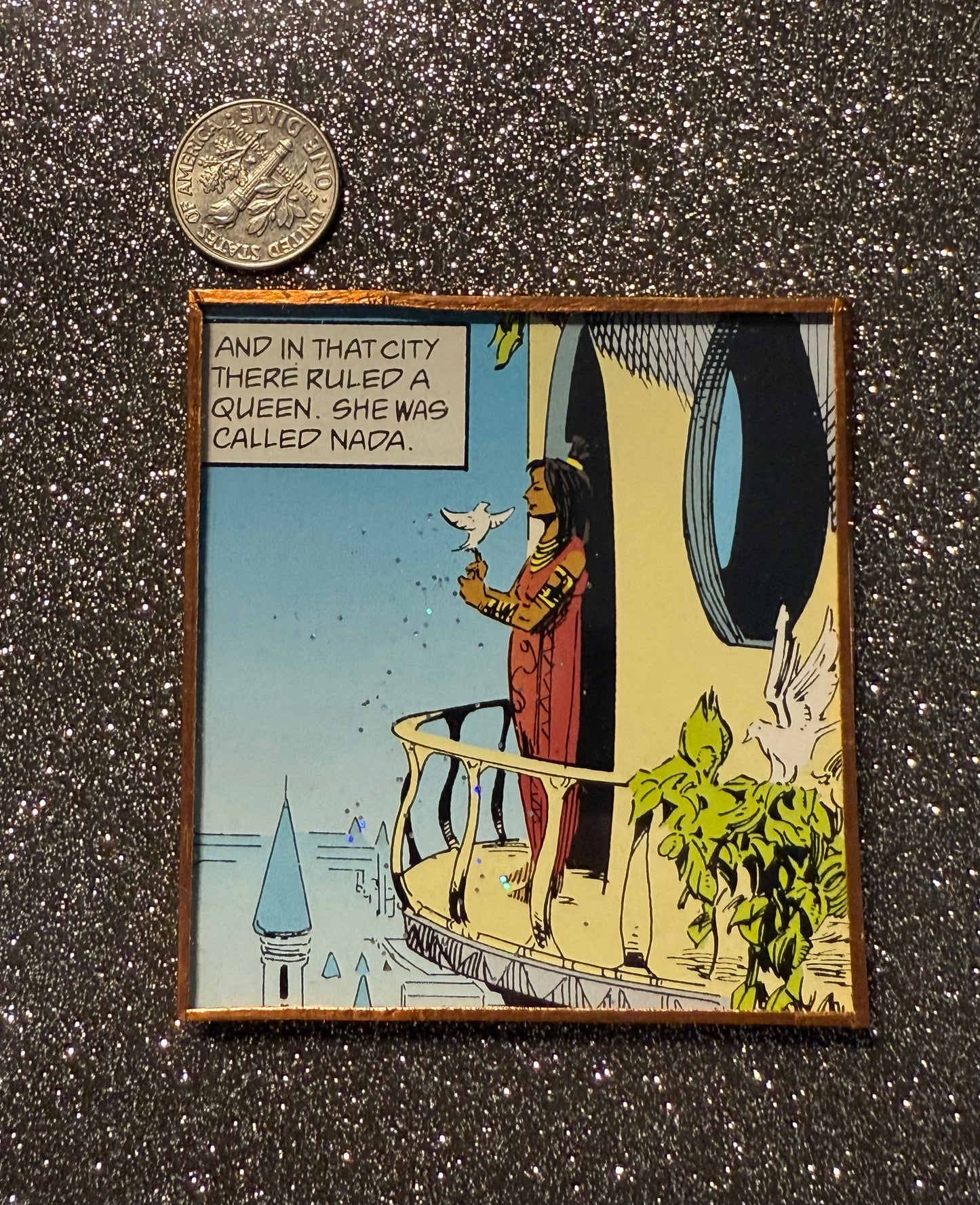 Sandman's Queen Nada hand made mirror