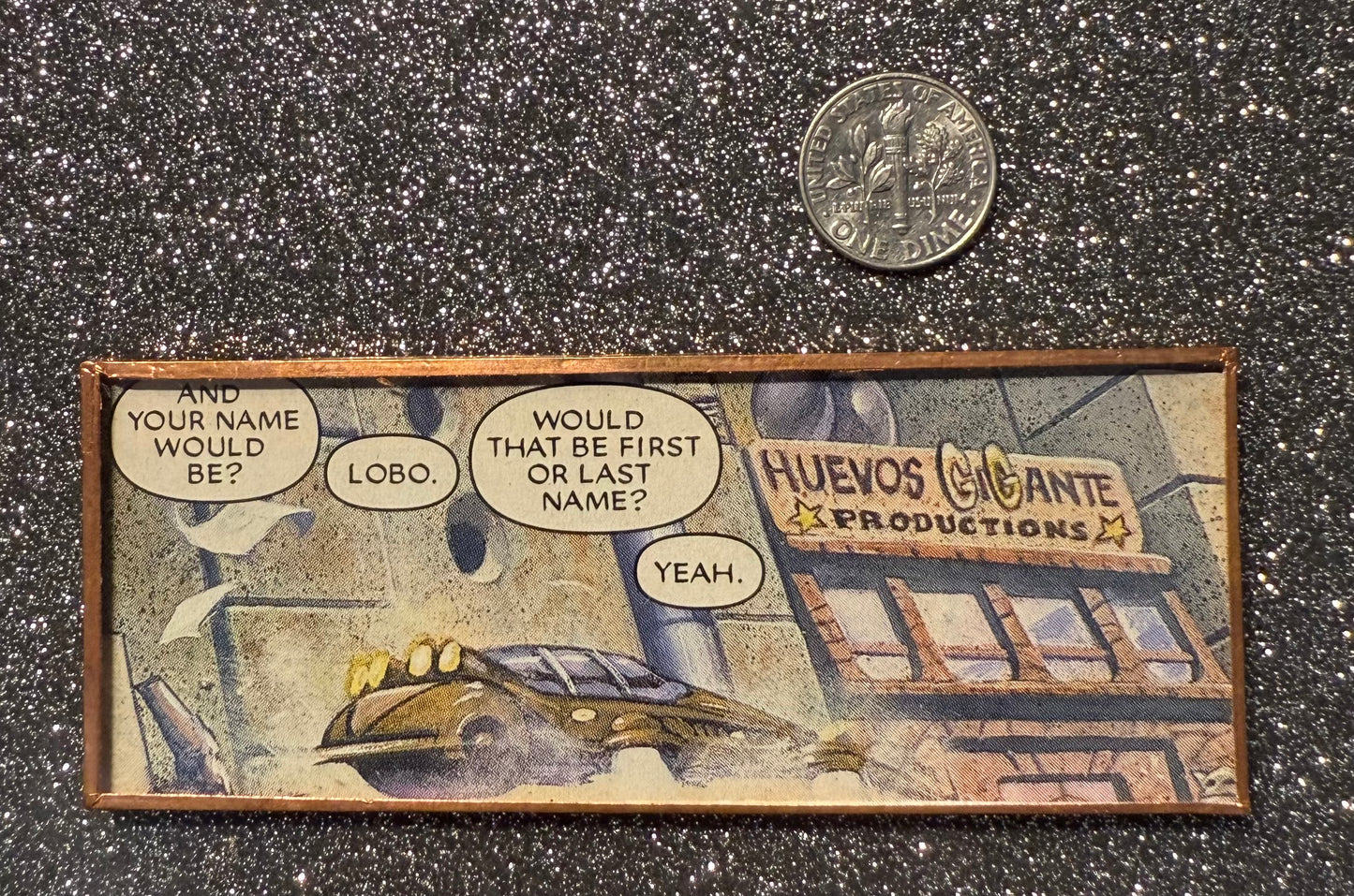 LOBO comic book magnet (one of my favorites!)