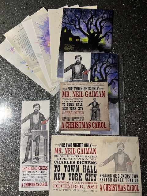 Neil as Charles Dickens Magnet/Postcard/Bookmark Set!!