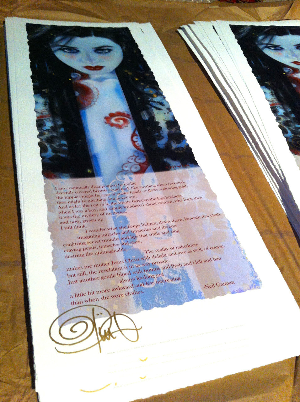 "Poem": a limited edition print by Olivia De Berardinis