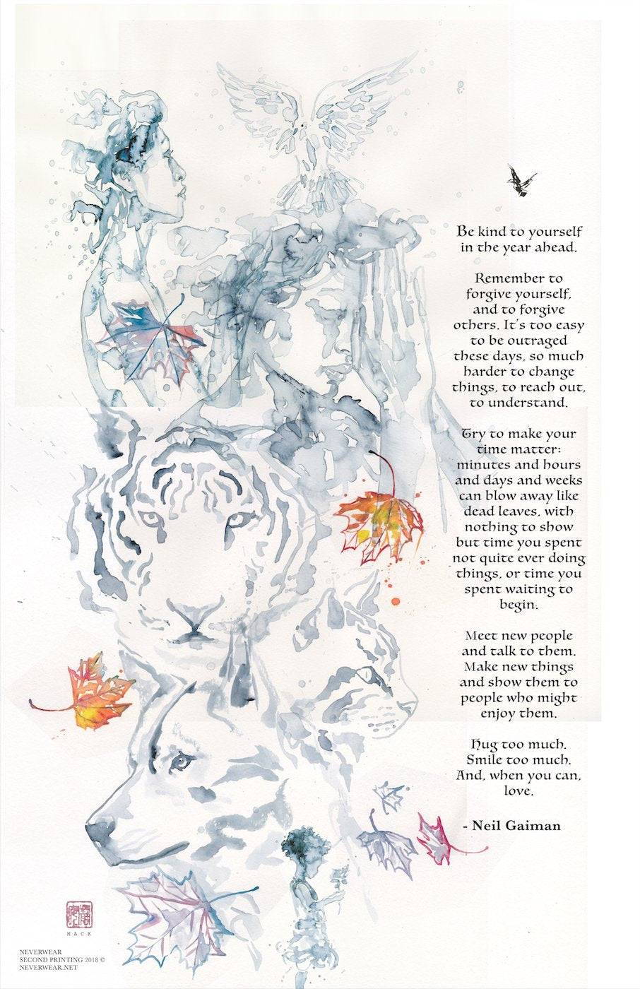 Neil's New Year Tiger Wish illustrated by David Mack second printing