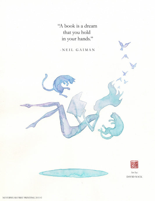 NEW David Mack/Neil Gaiman print available now...DREAM, plus WISH reprint.