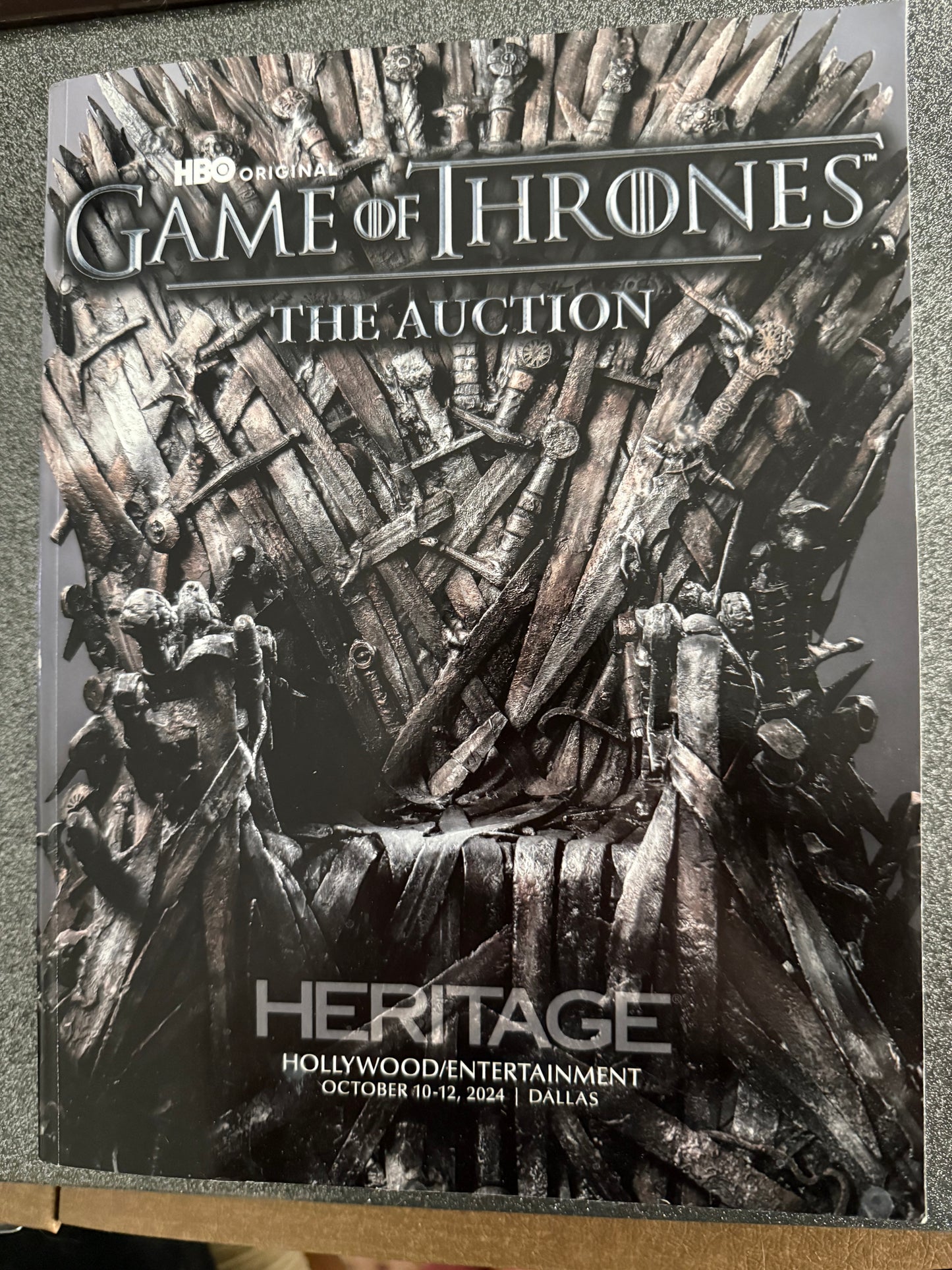 GAME OF THRONES Auction catalog (RARE)