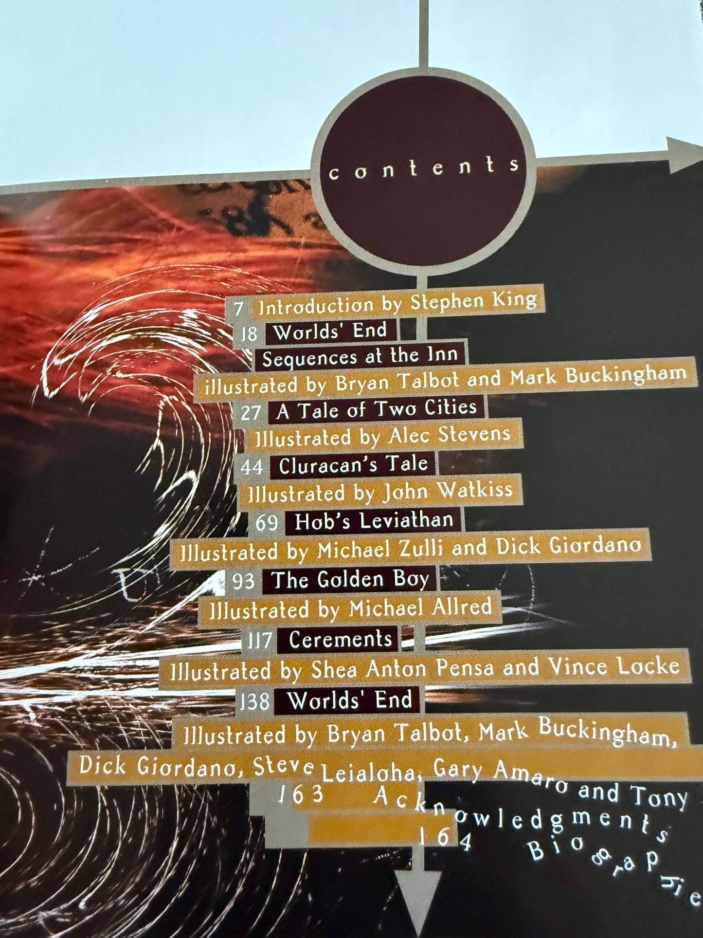 SIGNED SANDMAN World's End graphic novel- Intro by STEPHEN KING!