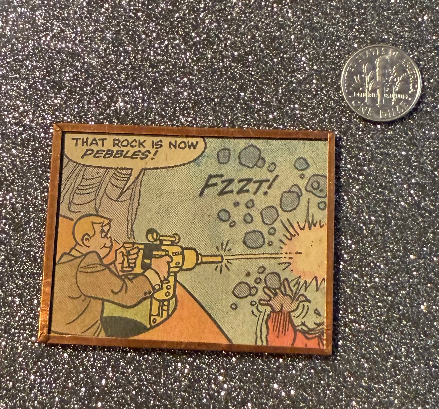 Vintage Richie Rich handmade magnet "FZZT!!" (1977)