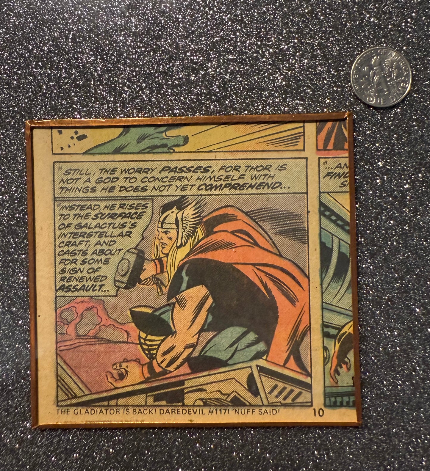 Vintage! Thor "rises to the surface" magnet