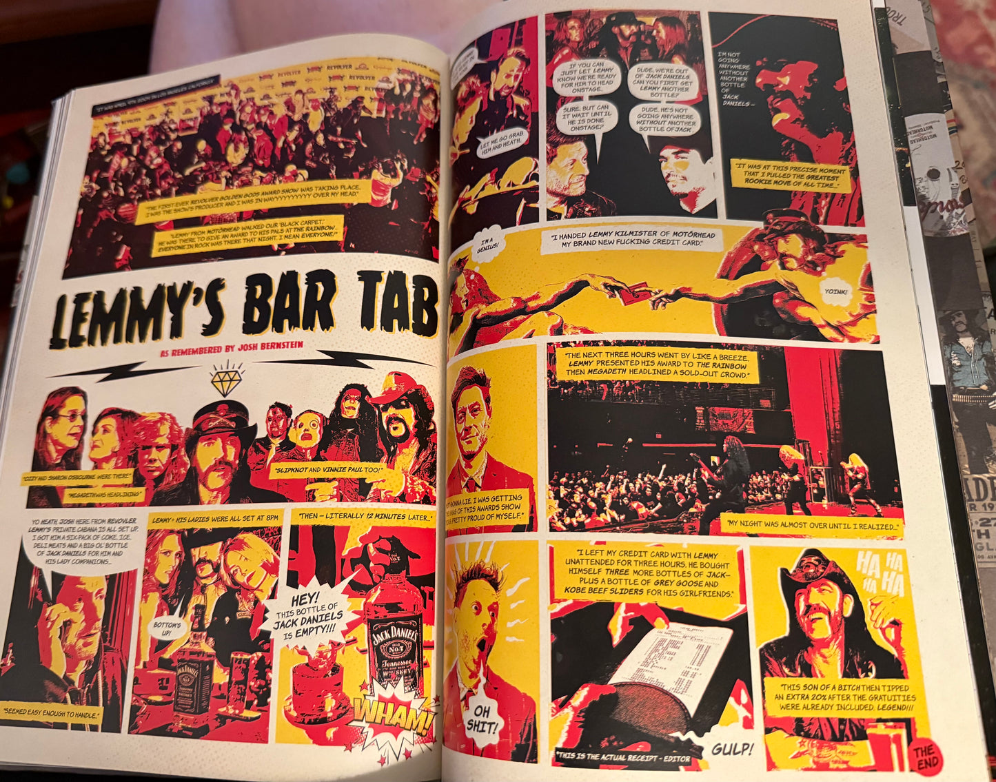 LEMMY! A Lemmy/ Motorhead graphic novel by Z2 "No Remorse"by  OZZY + more