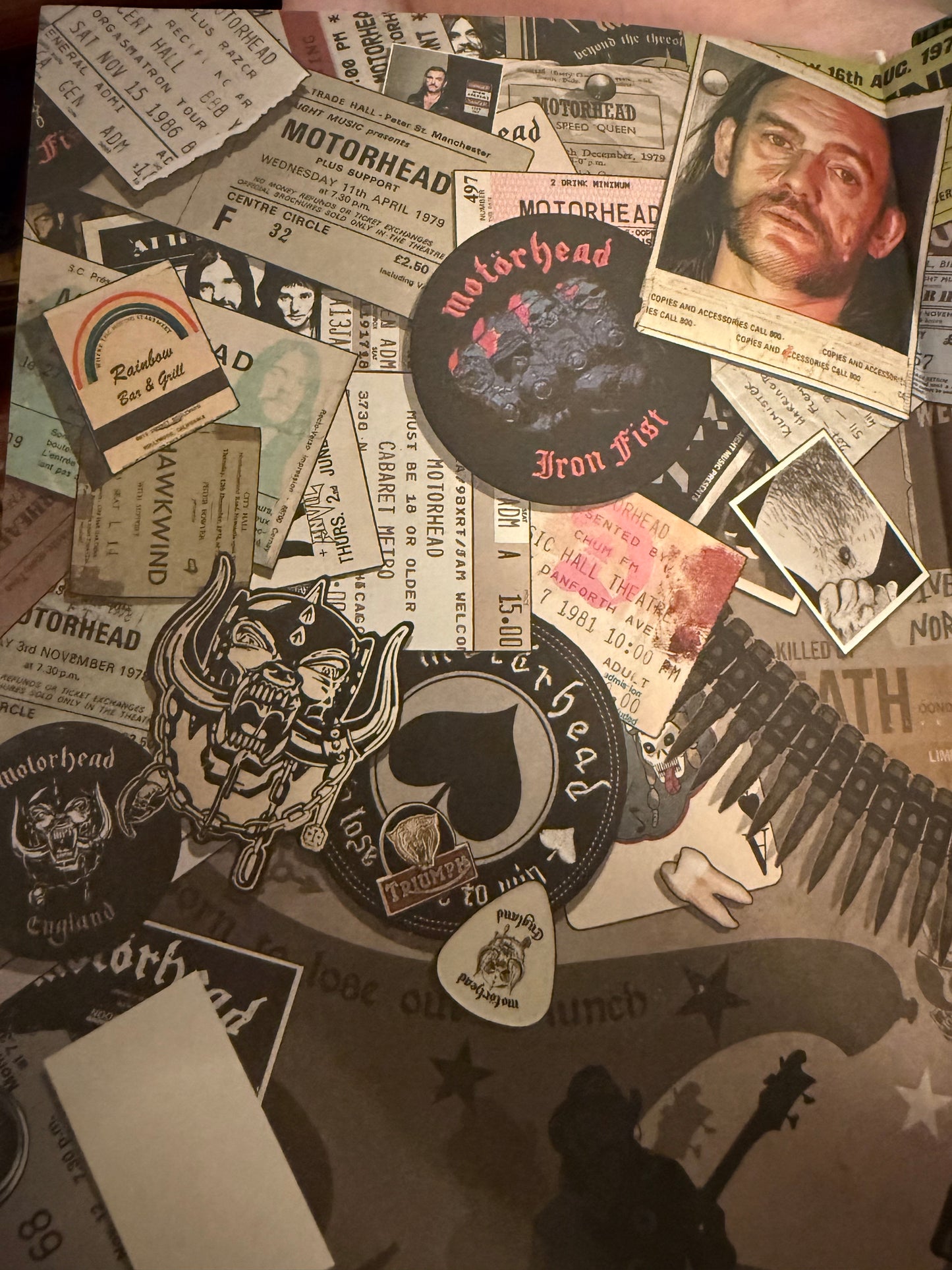 LEMMY! A Lemmy/ Motorhead graphic novel by Z2 "No Remorse"by  OZZY + more