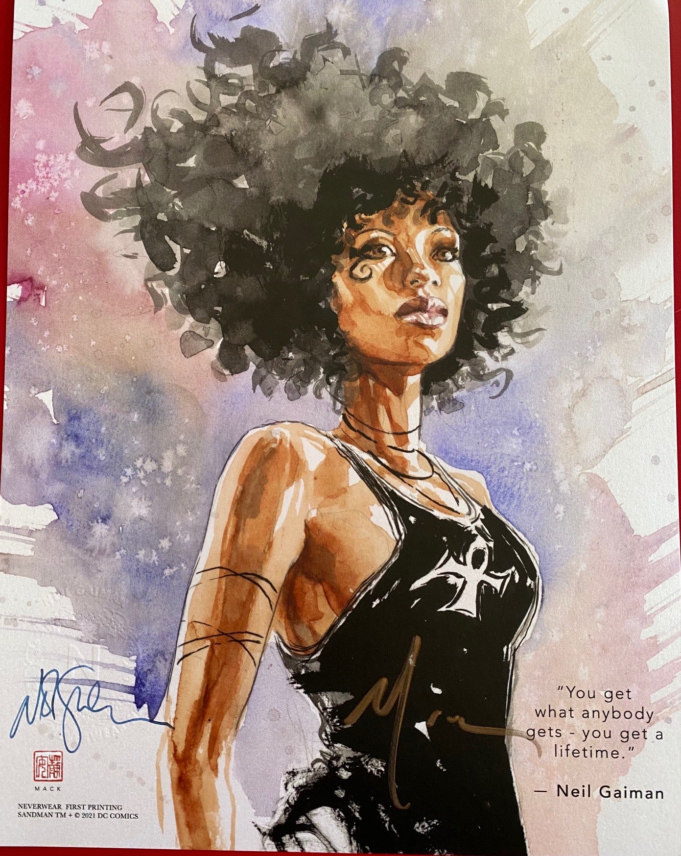 2021 Limited Edition DEATH painted by David Mack