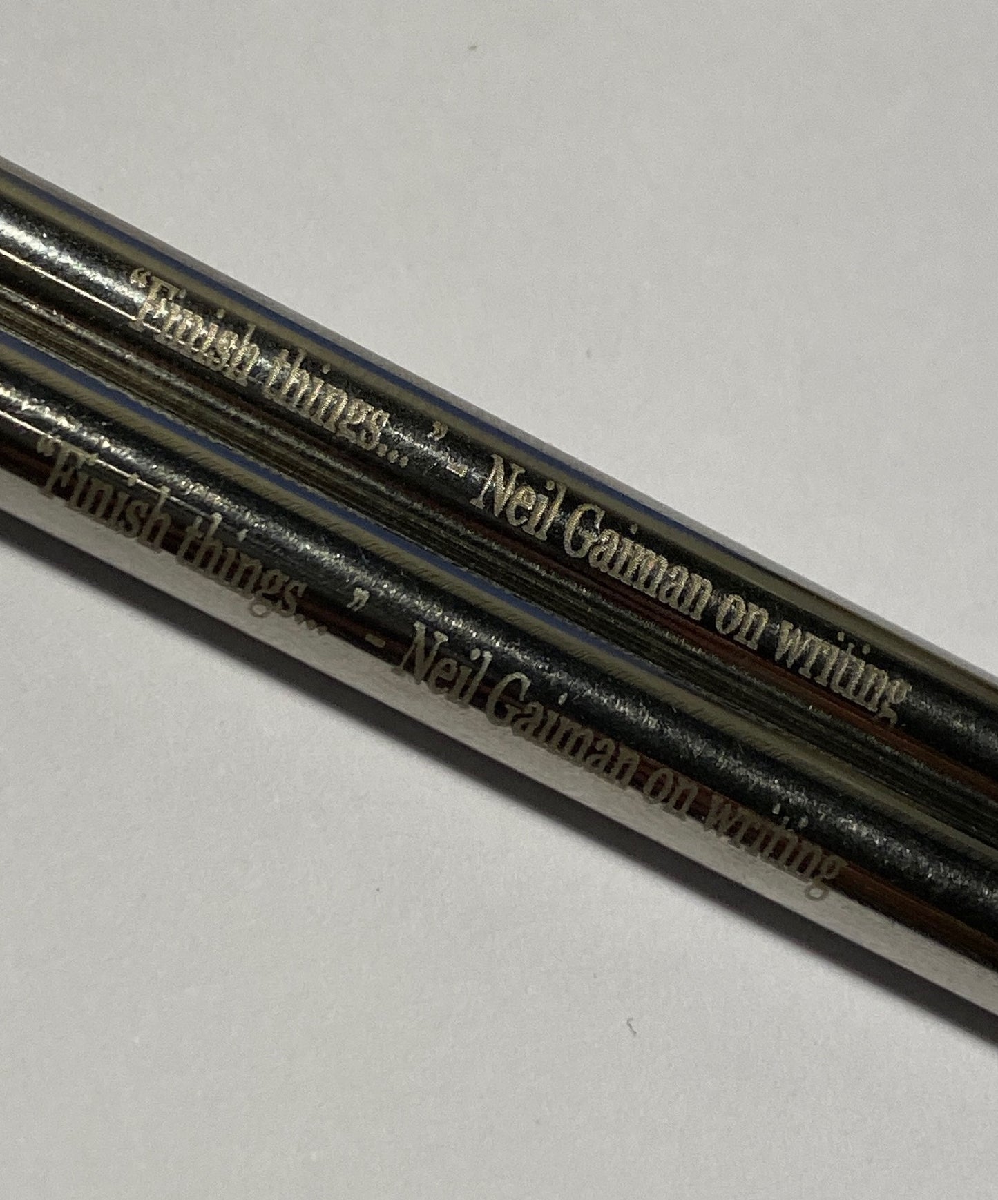 Engraved Metal Straws -set of four